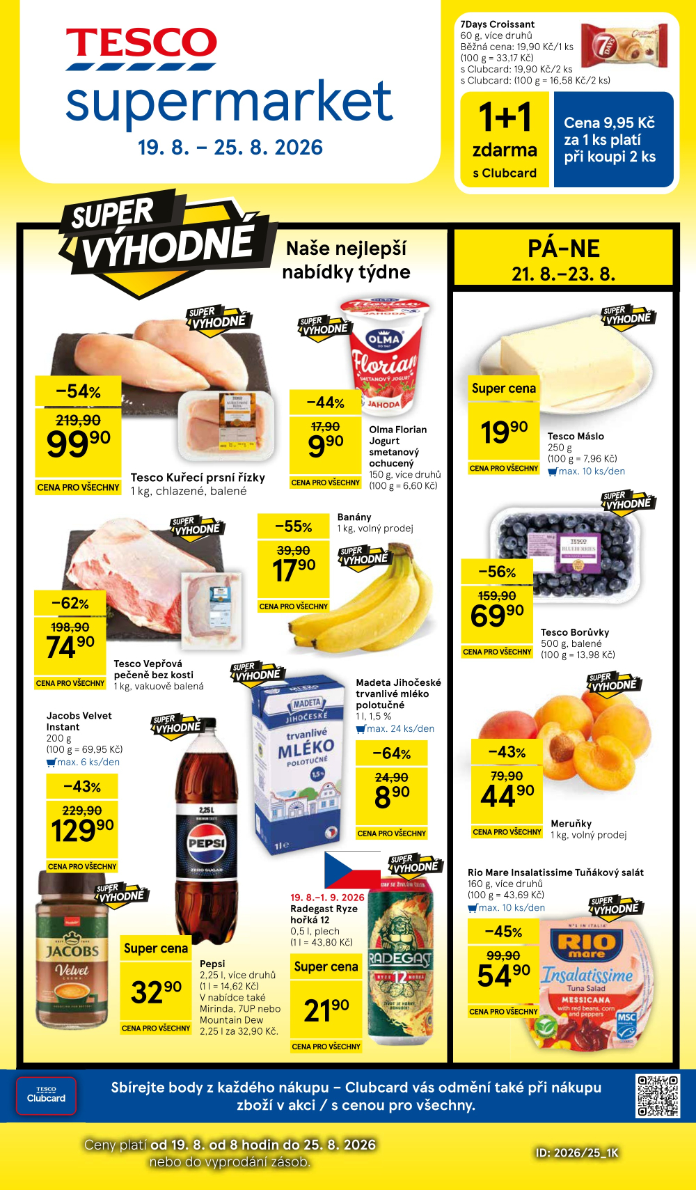 Leták Tesco supermarket leták - strana 1