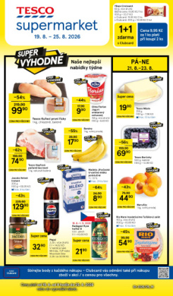Tesco supermarket leták