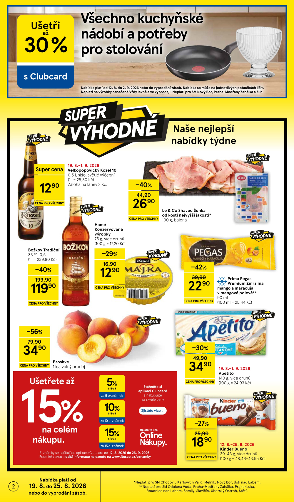 Leták Tesco supermarket leták - strana 2