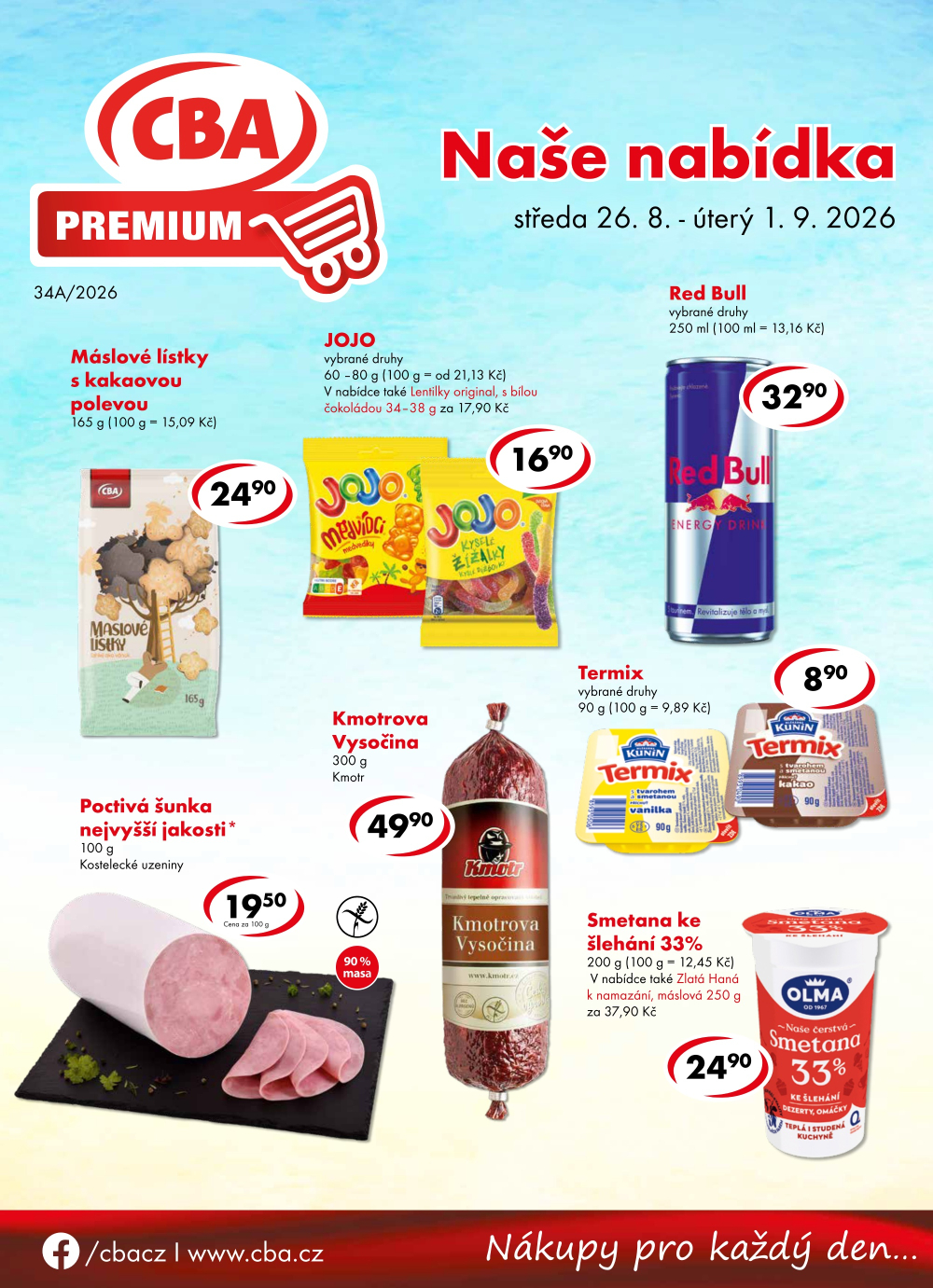 Leták CBA Premium leták - strana 1