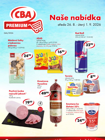 CBA Premium leták