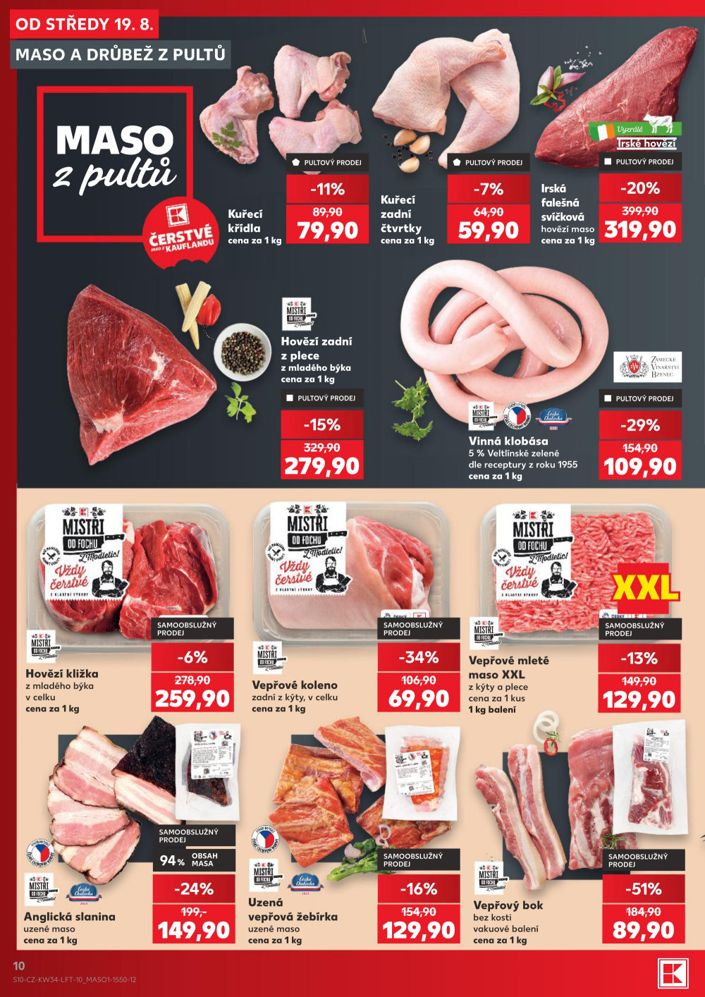 Leták Kaufland leták Praha 6 - Podbaba - strana 10