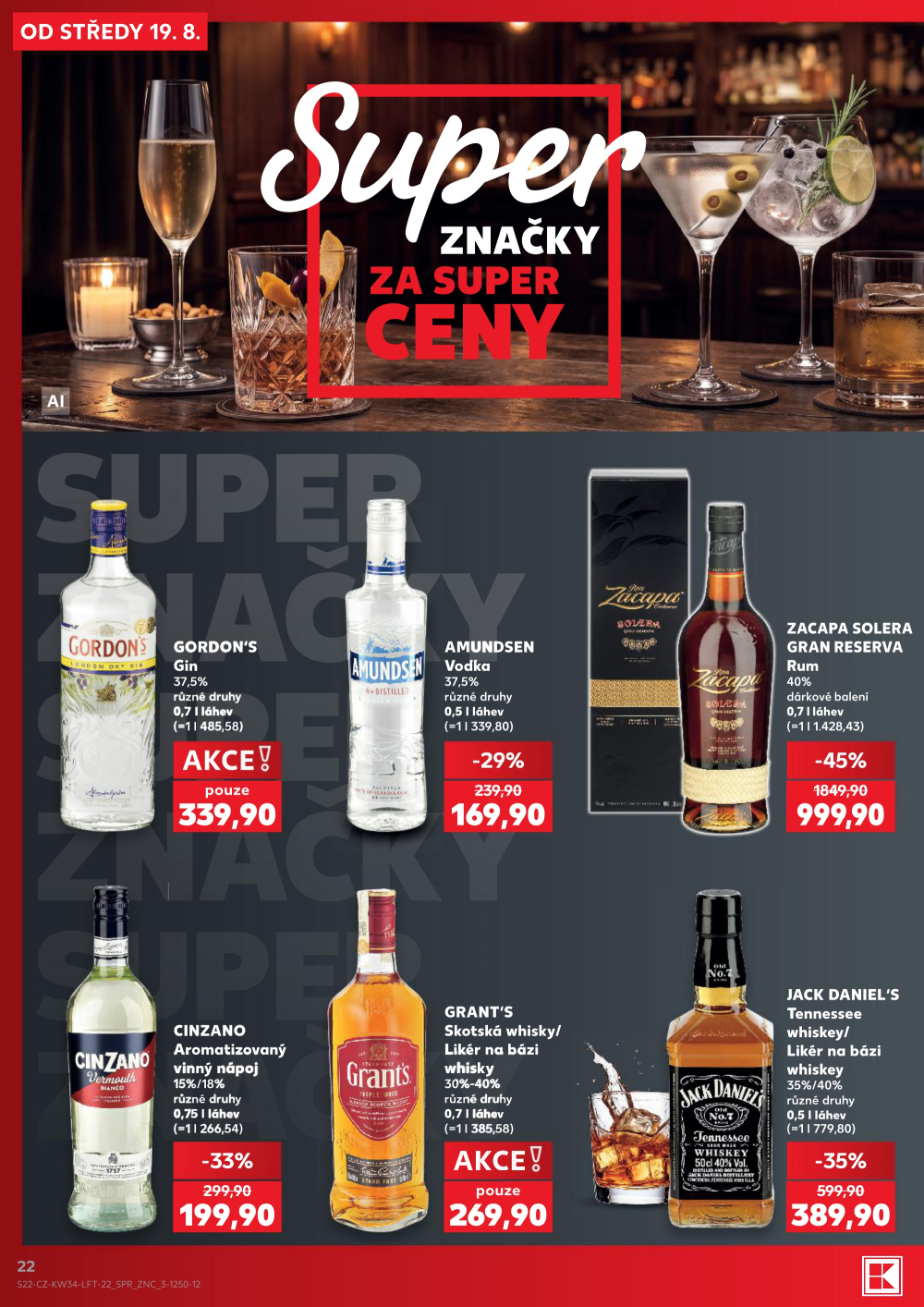 Leták Kaufland leták Praha 6 - Podbaba - strana 22