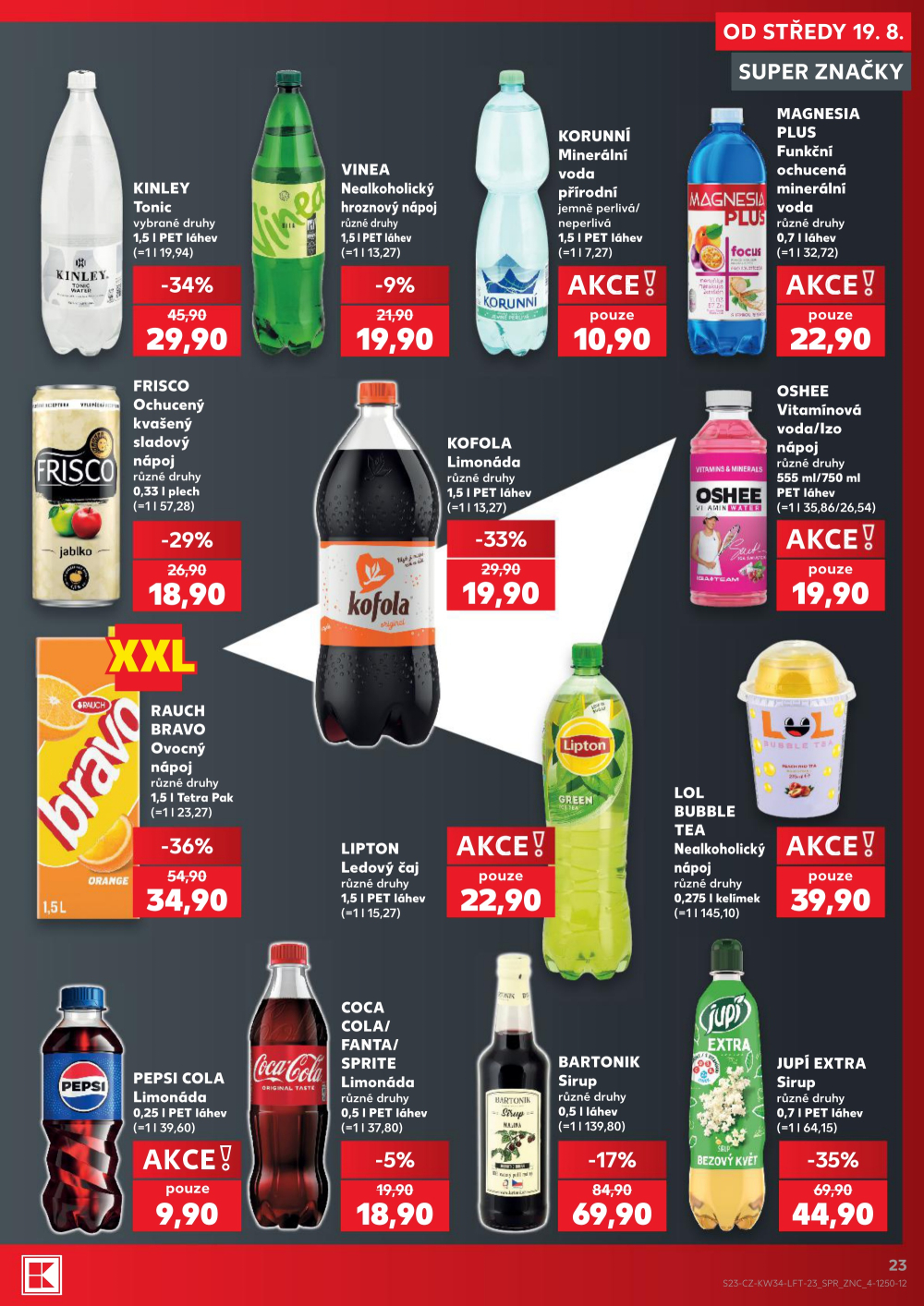 Leták Kaufland leták Praha 6 - Podbaba - strana 23