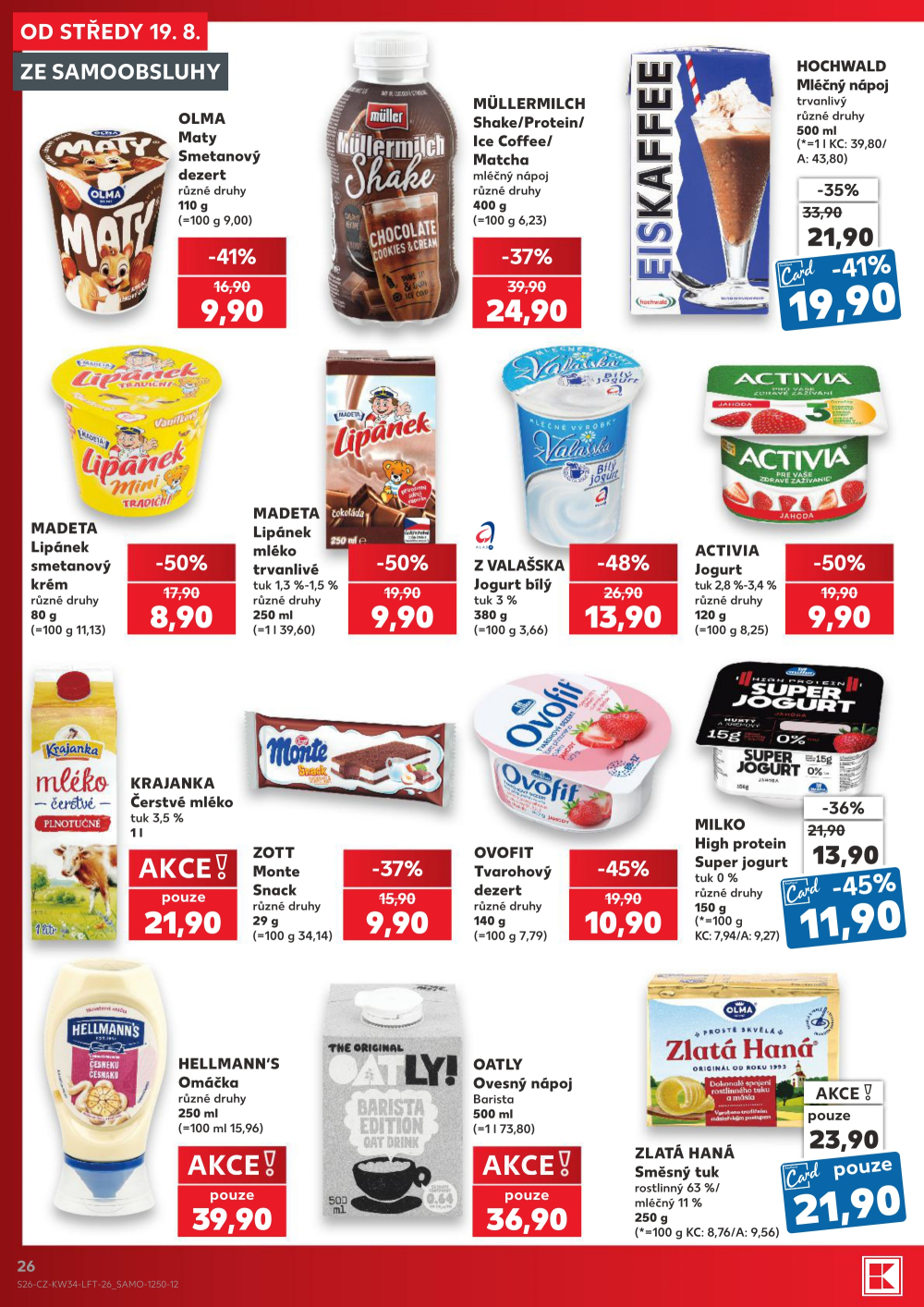 Leták Kaufland leták Praha 6 - Podbaba - strana 26