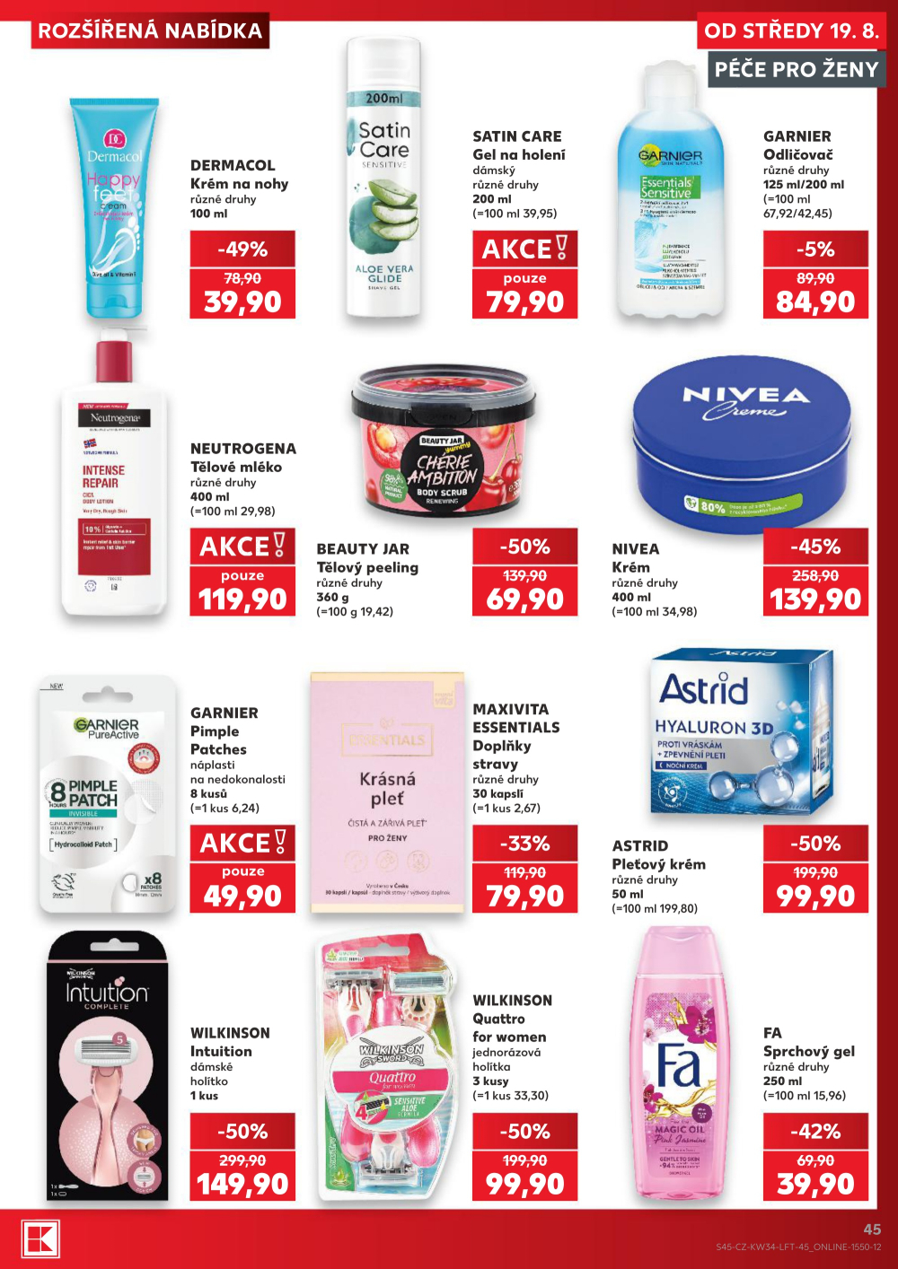 Leták Kaufland leták Praha 6 - Podbaba - strana 45
