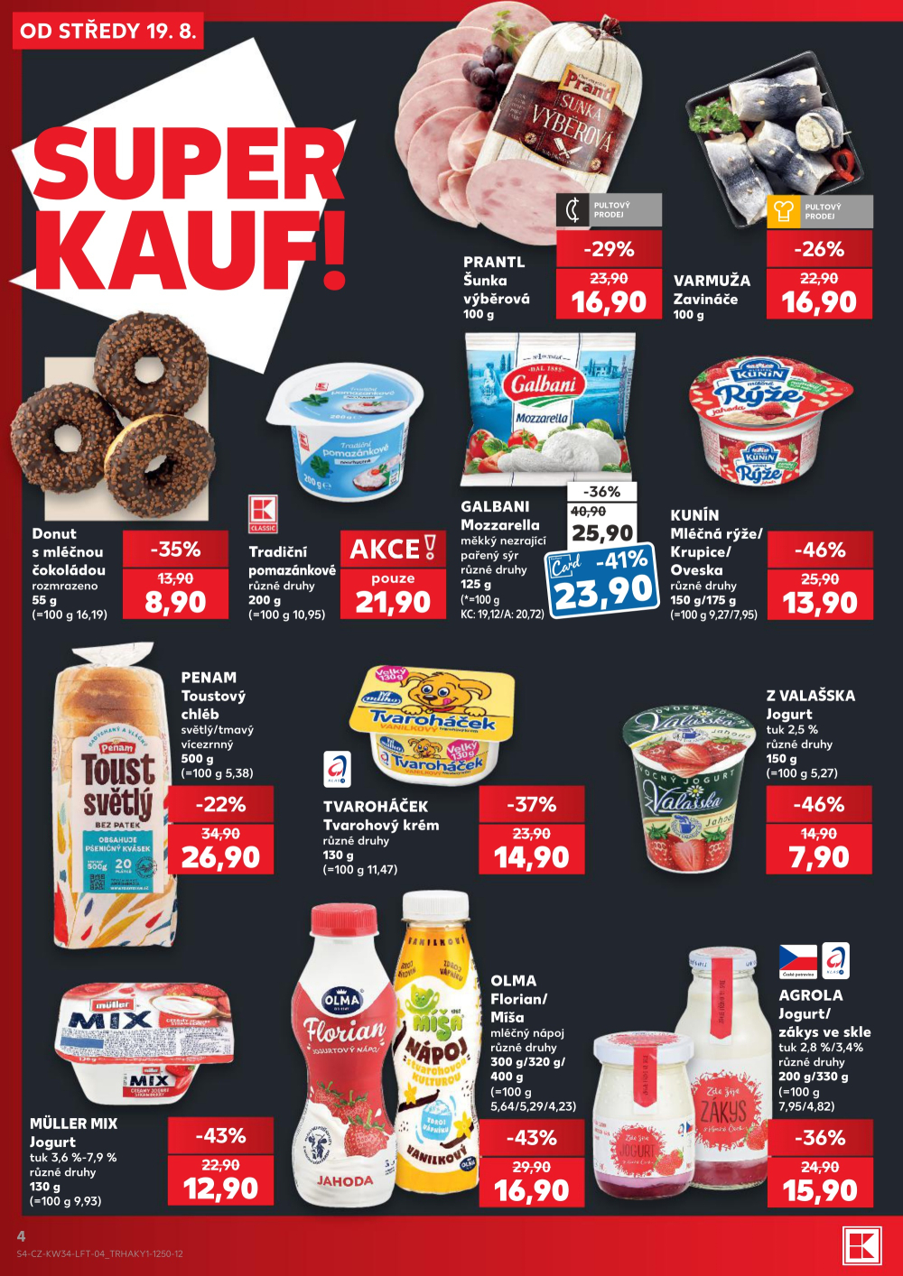 Leták Kaufland leták Praha 6 - Podbaba - strana 4