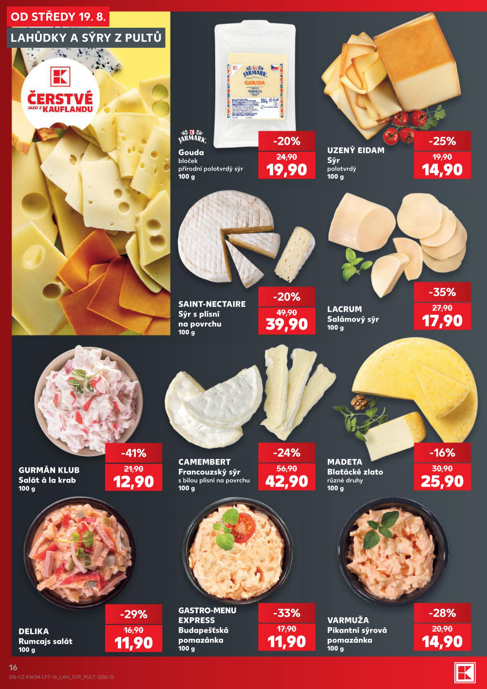 Leták Kaufland leták Praha 3 - Jarov - strana 16