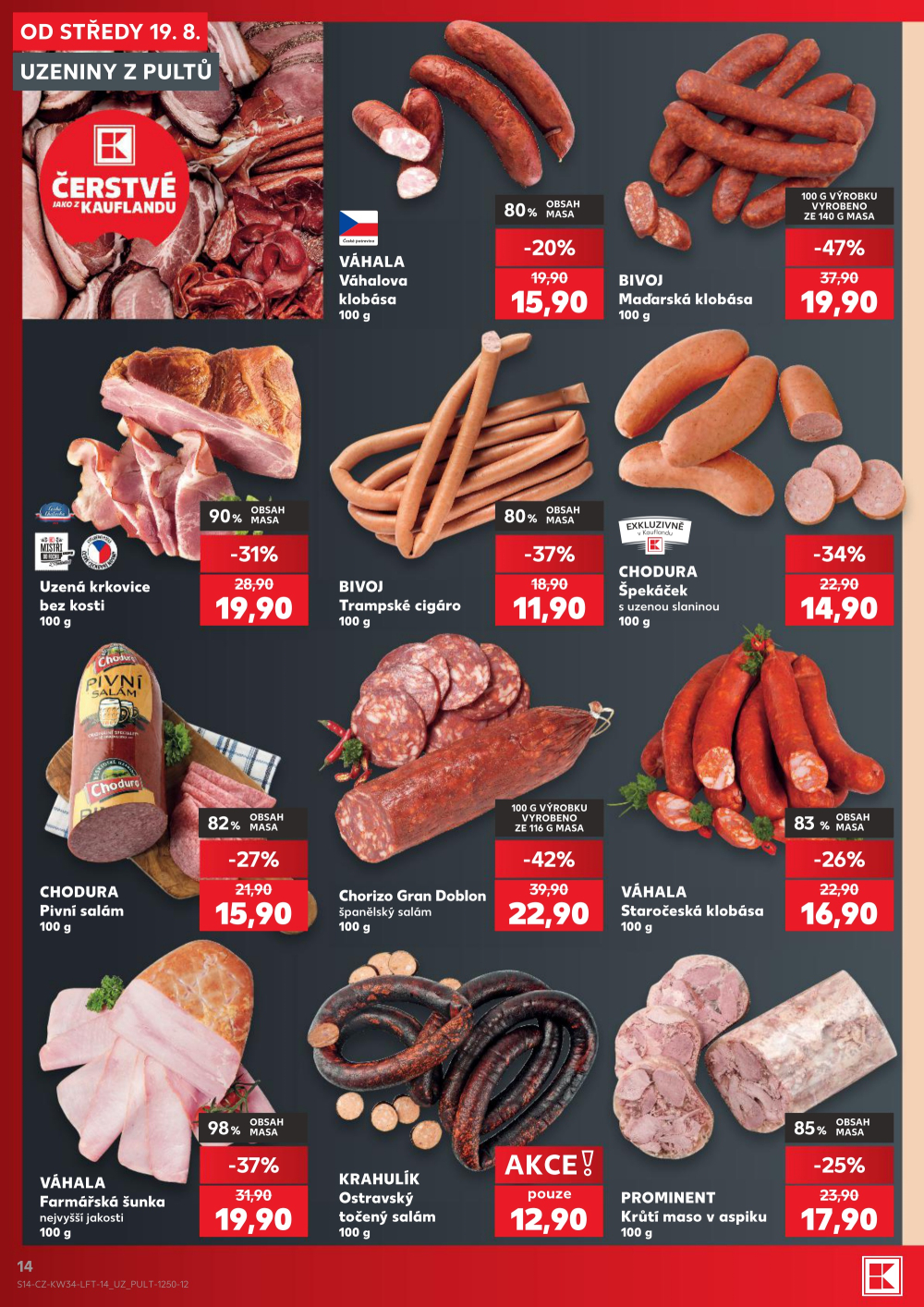 Leták Kaufland leták Praha 4 - Modřany - strana 14
