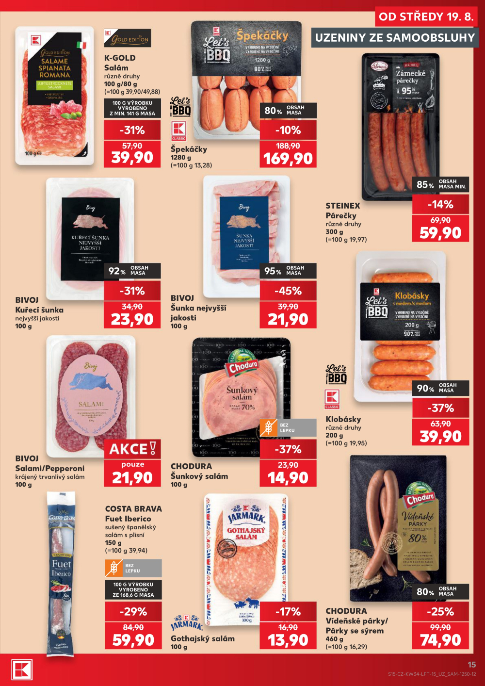 Leták Kaufland leták Praha 4 - Modřany - strana 15