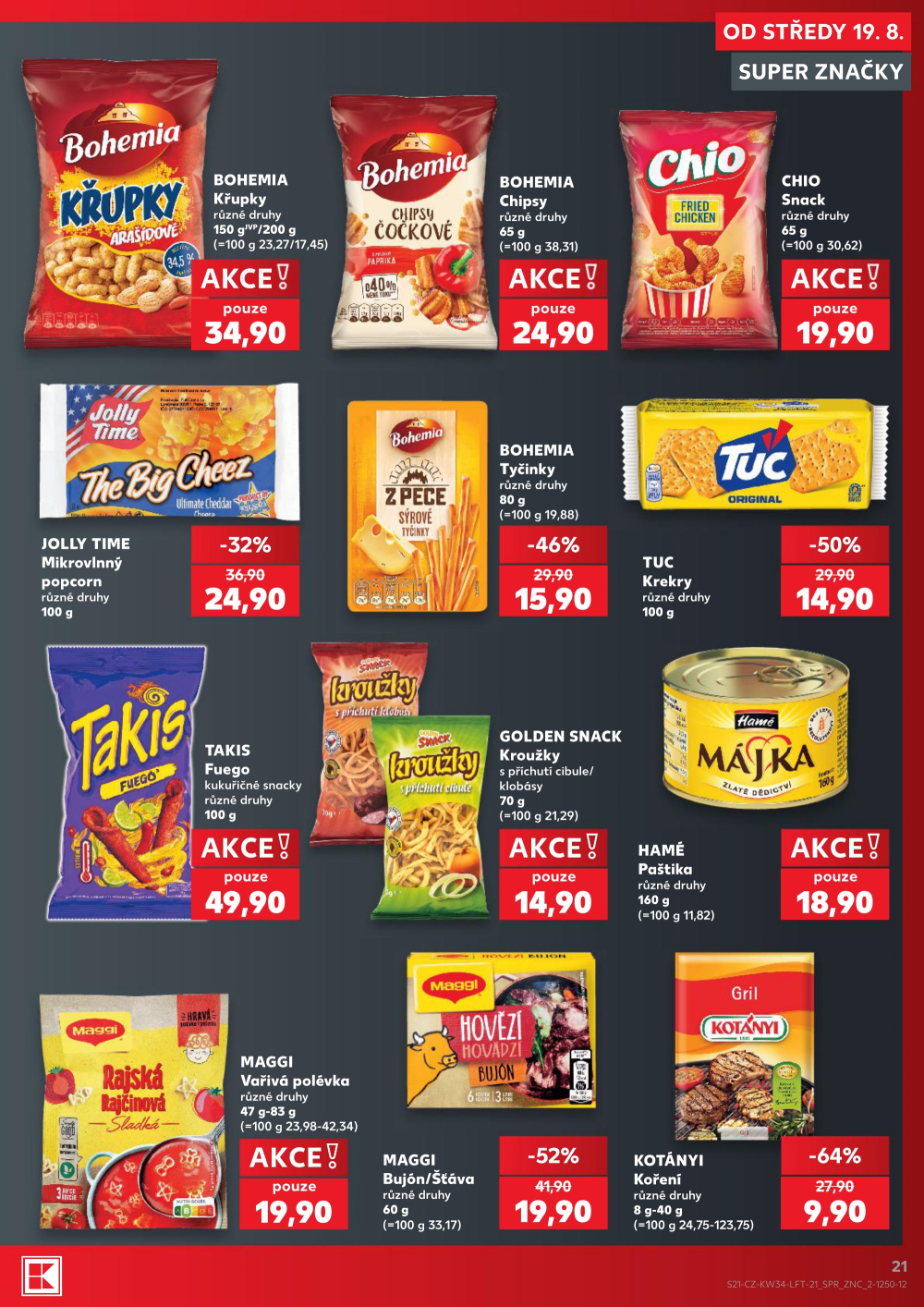 Leták Kaufland leták Praha 4 - Modřany - strana 21