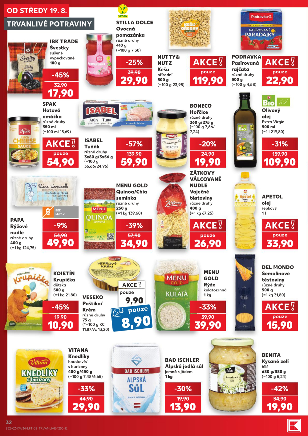 Leták Kaufland leták Praha 4 - Modřany - strana 32