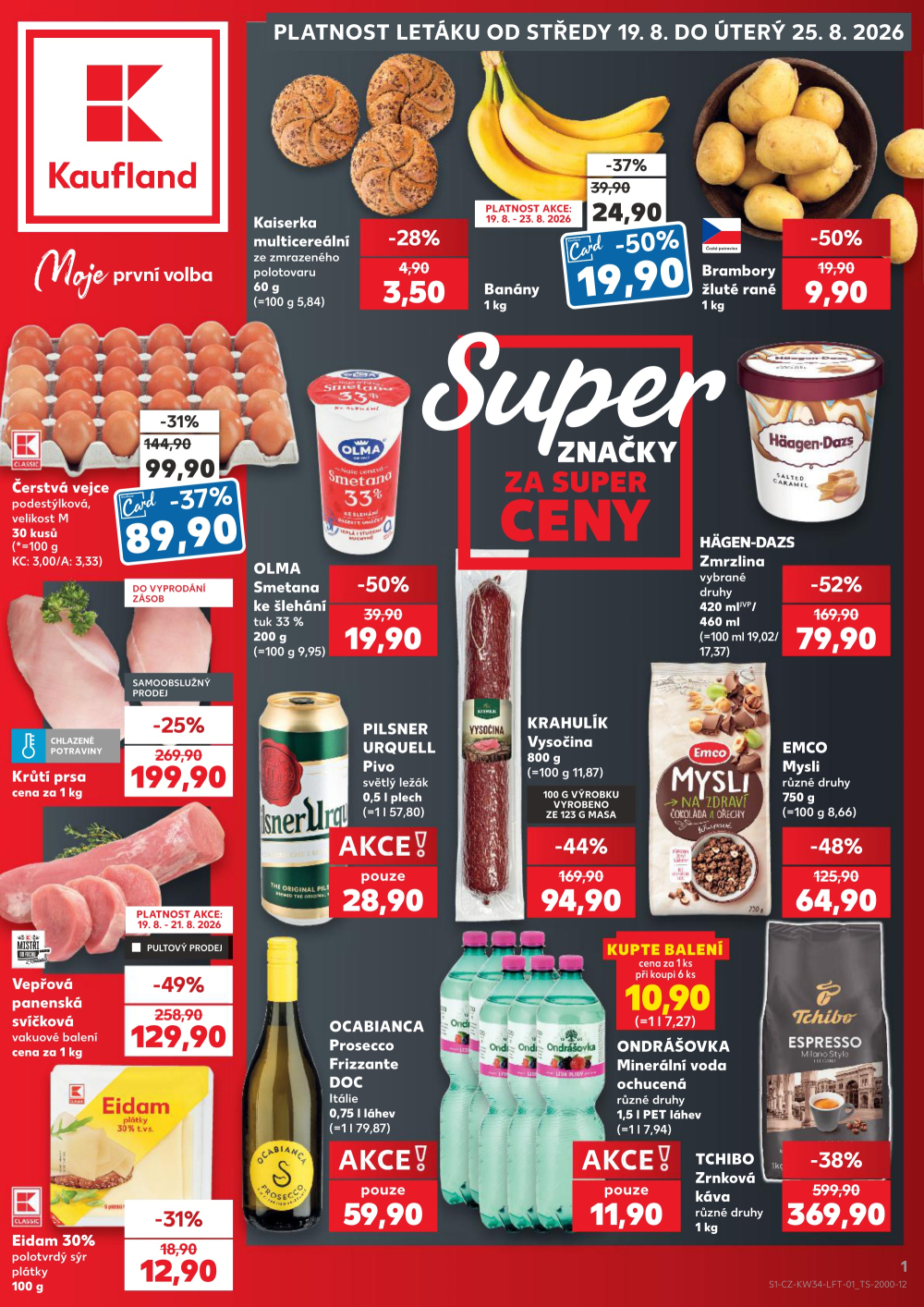 Leták Kaufland leták Brno - Ponava - strana 1