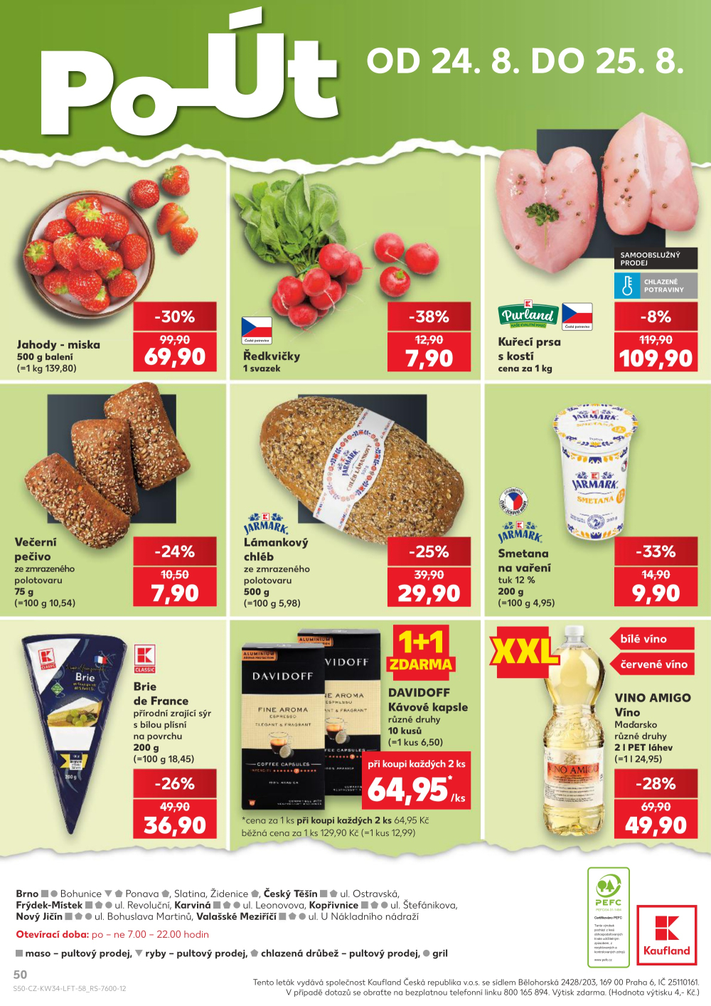 Leták Kaufland leták Brno - Ponava - strana 50