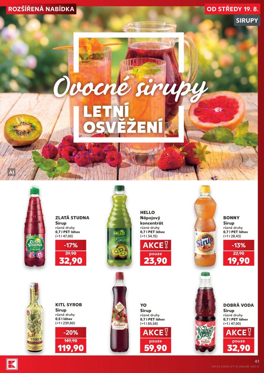 Leták Kaufland leták Praha 4 - Michle - strana 41