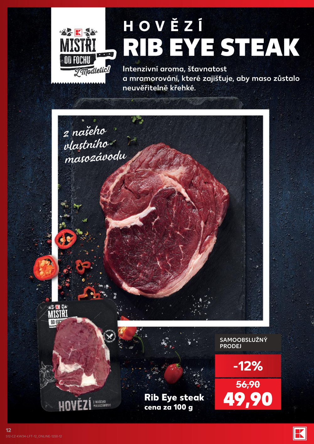 Leták Kaufland leták Praha 8 - Libeň - strana 12
