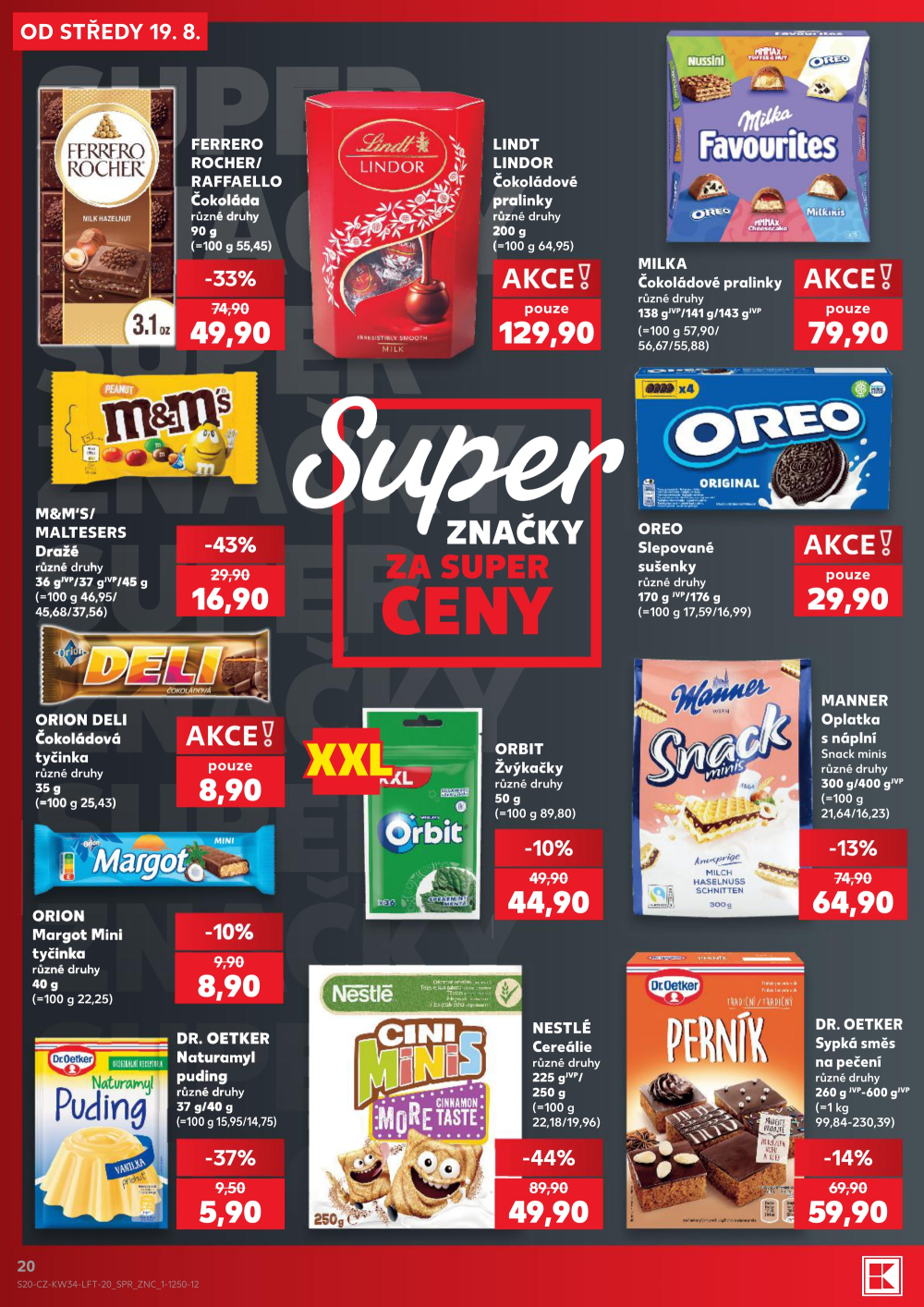 Leták Kaufland leták Praha 8 - Libeň - strana 20