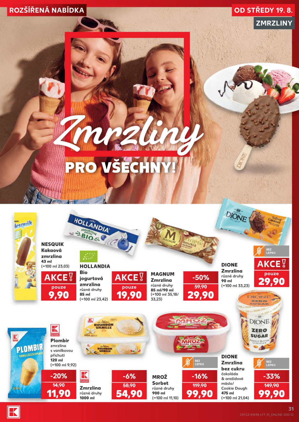 Leták Kaufland leták Praha 8 - Libeň - strana 31