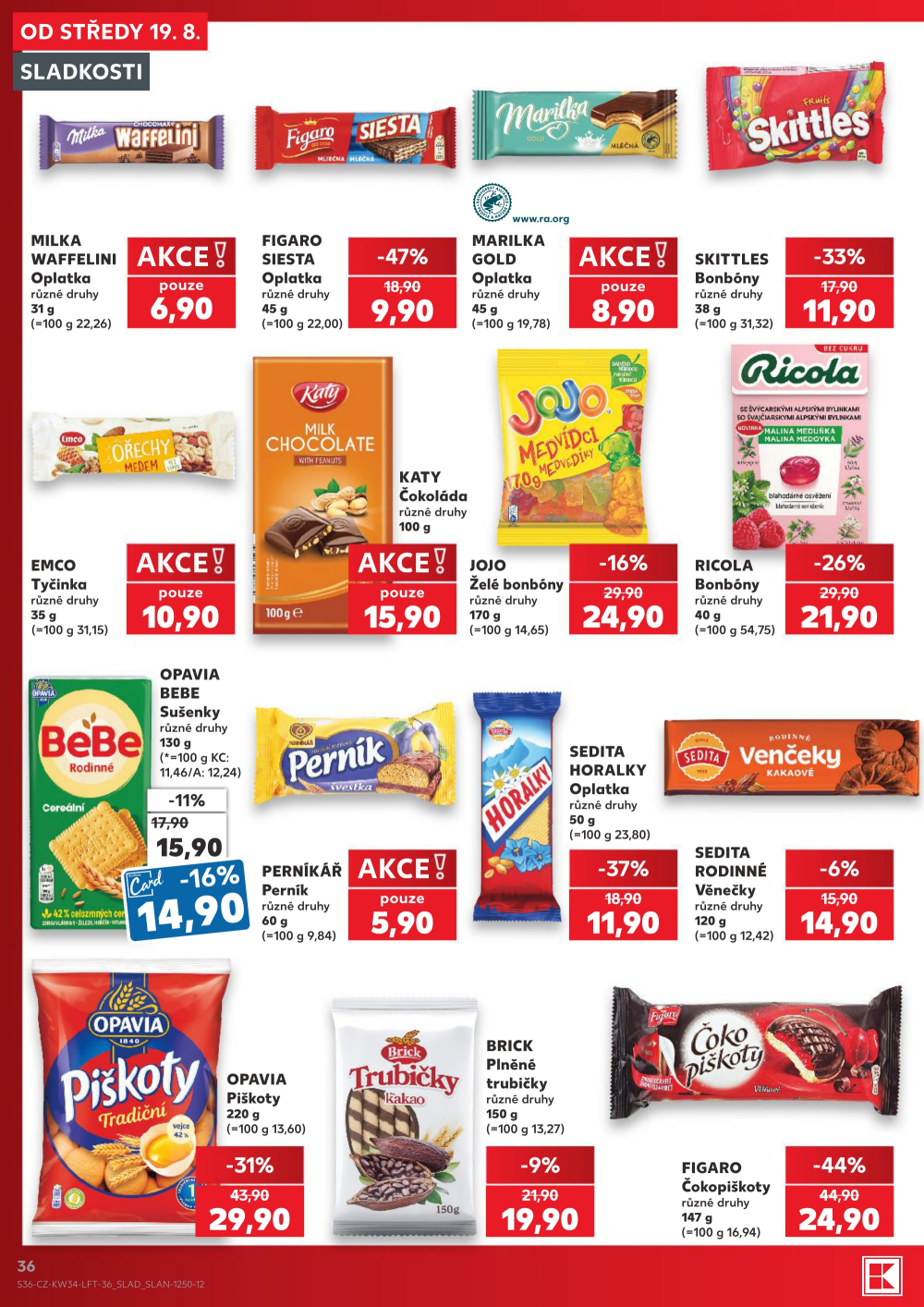 Leták Kaufland leták Praha 8 - Libeň - strana 36