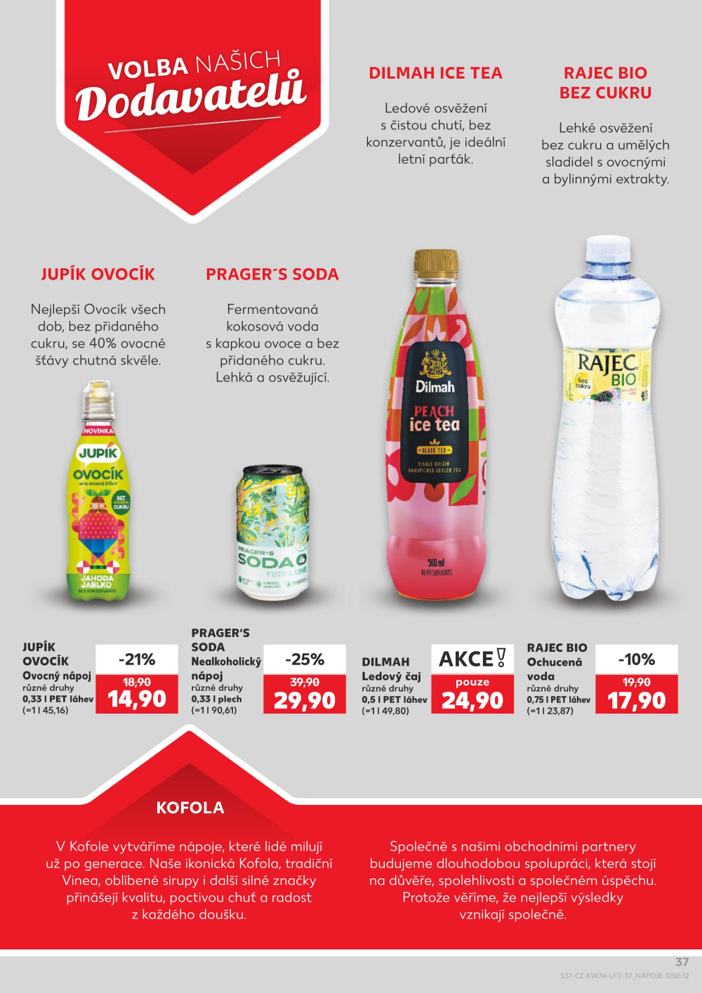 Leták Kaufland leták Praha 8 - Libeň - strana 37