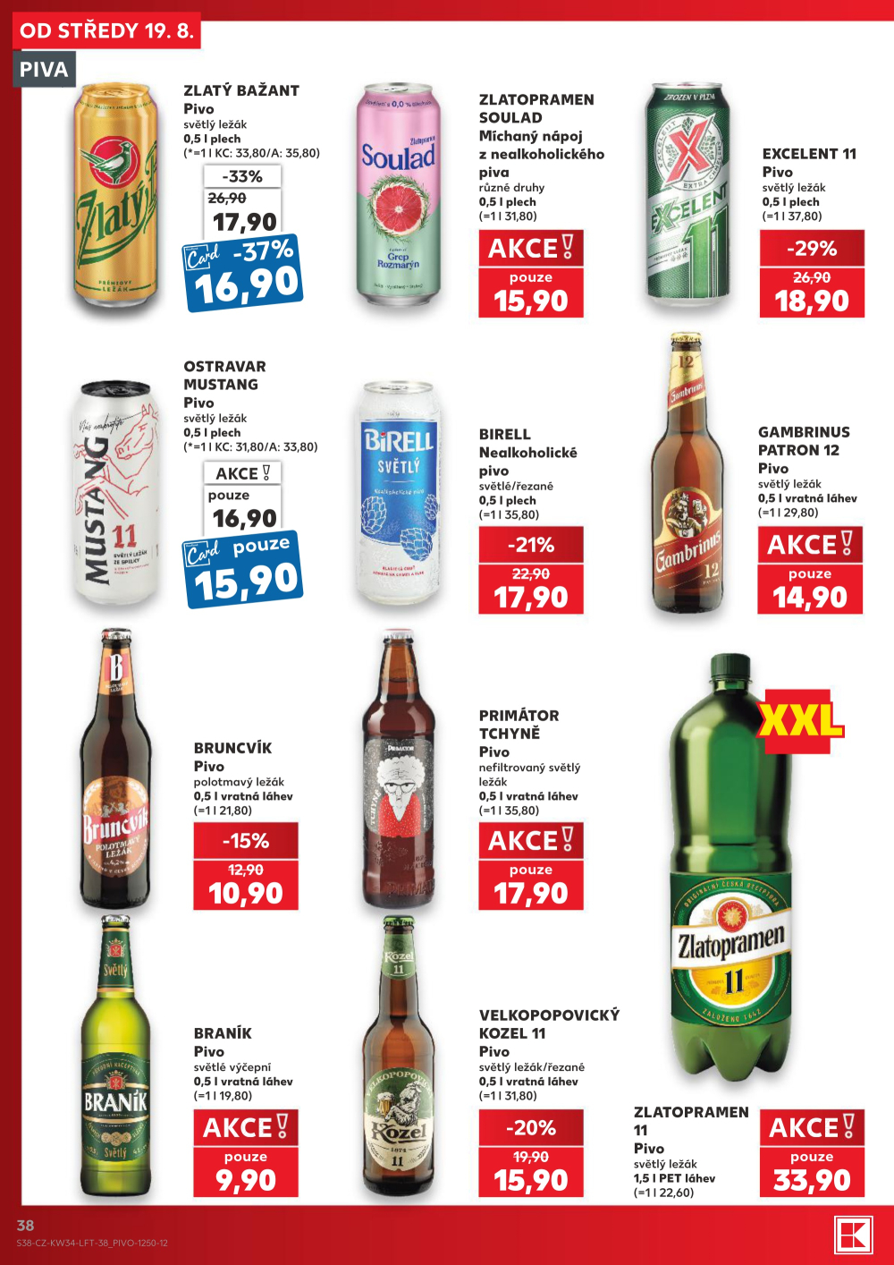 Leták Kaufland leták Praha 8 - Libeň - strana 38