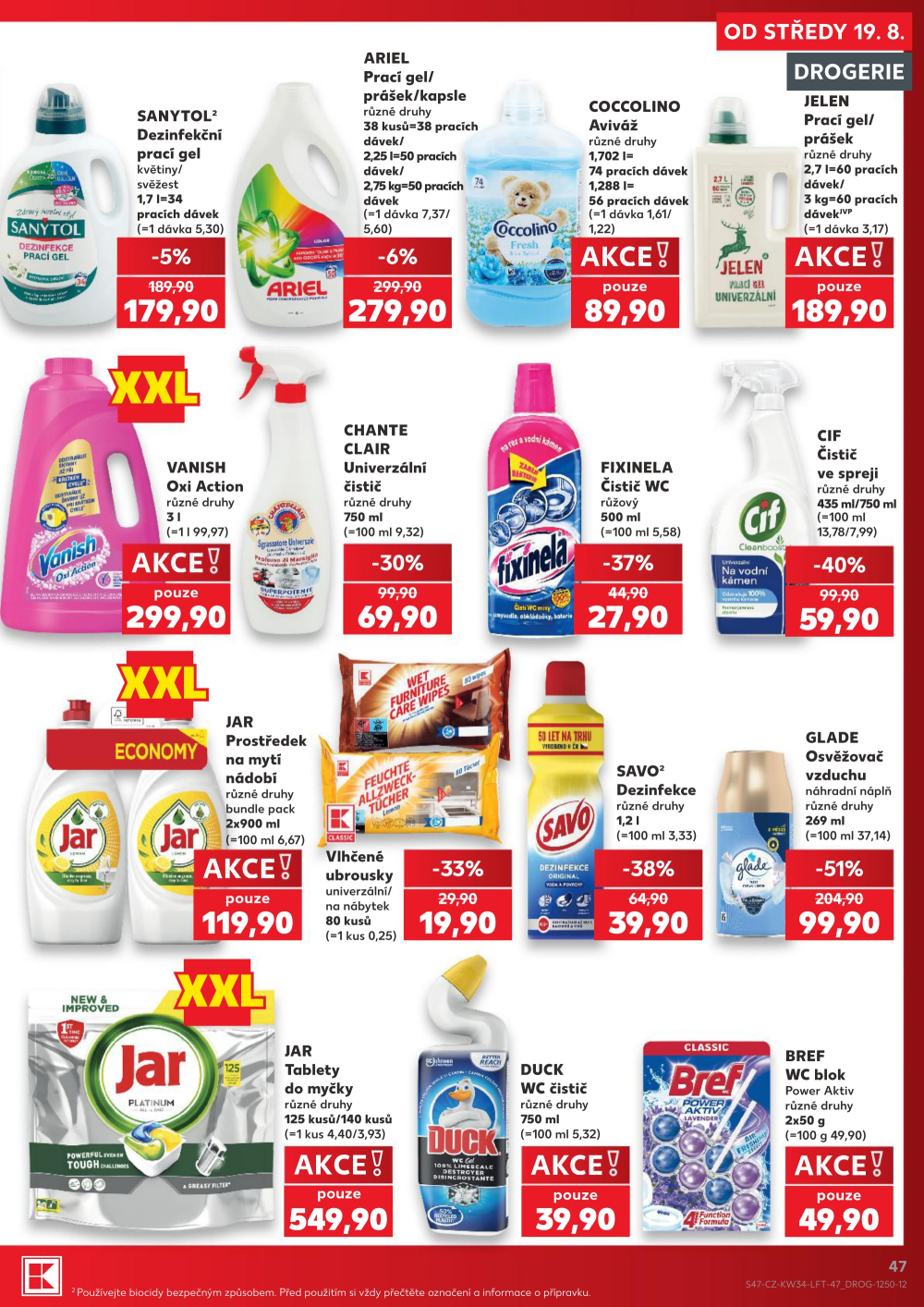 Leták Kaufland leták Praha 8 - Libeň - strana 47
