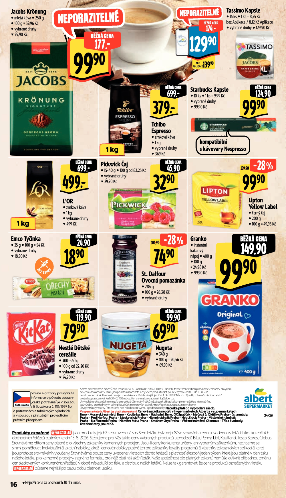 Leták Albert Supermarket leták - strana 28