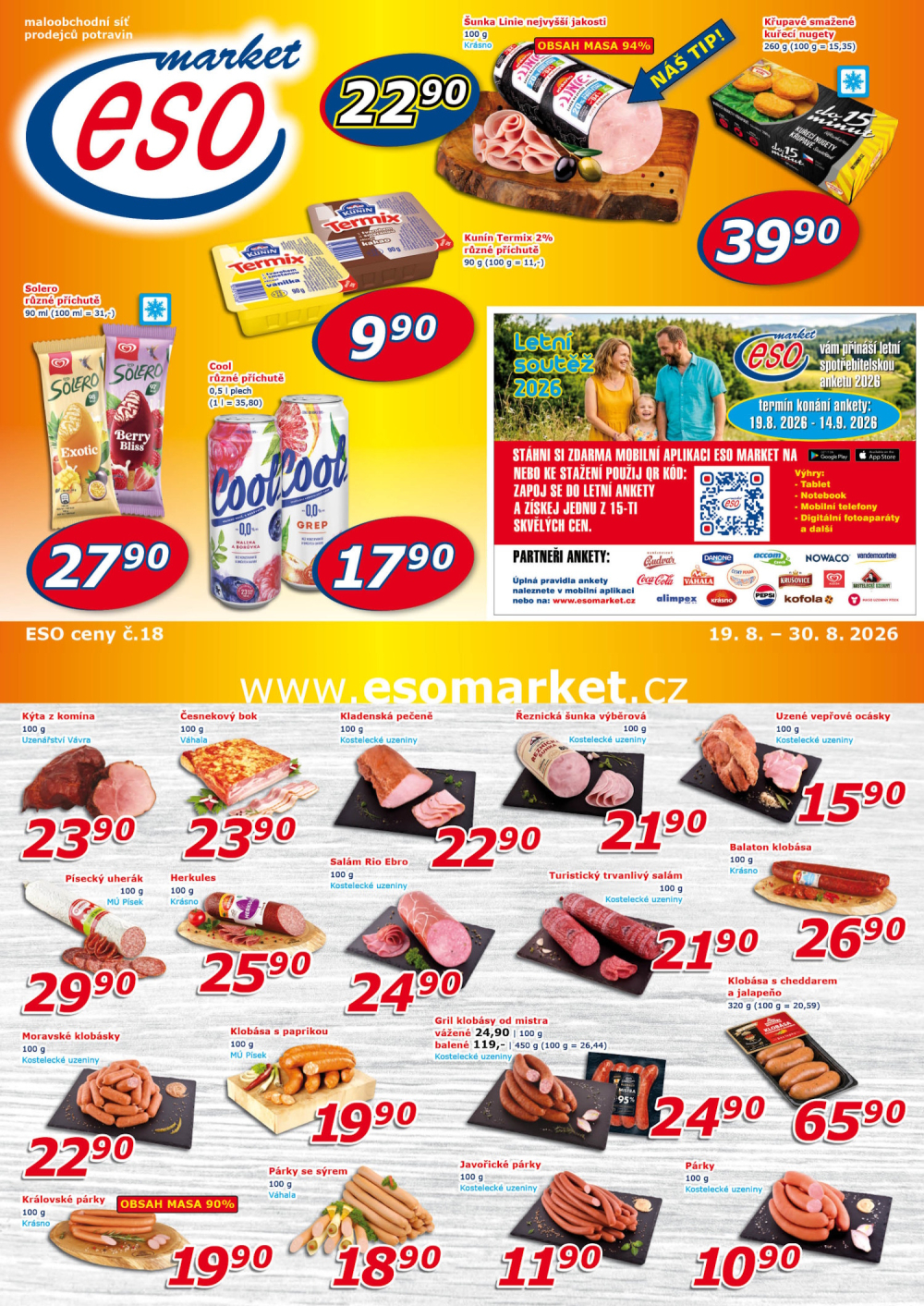 Leták ESO MARKET leták - strana 1