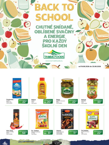 TAMDA FOODS leták