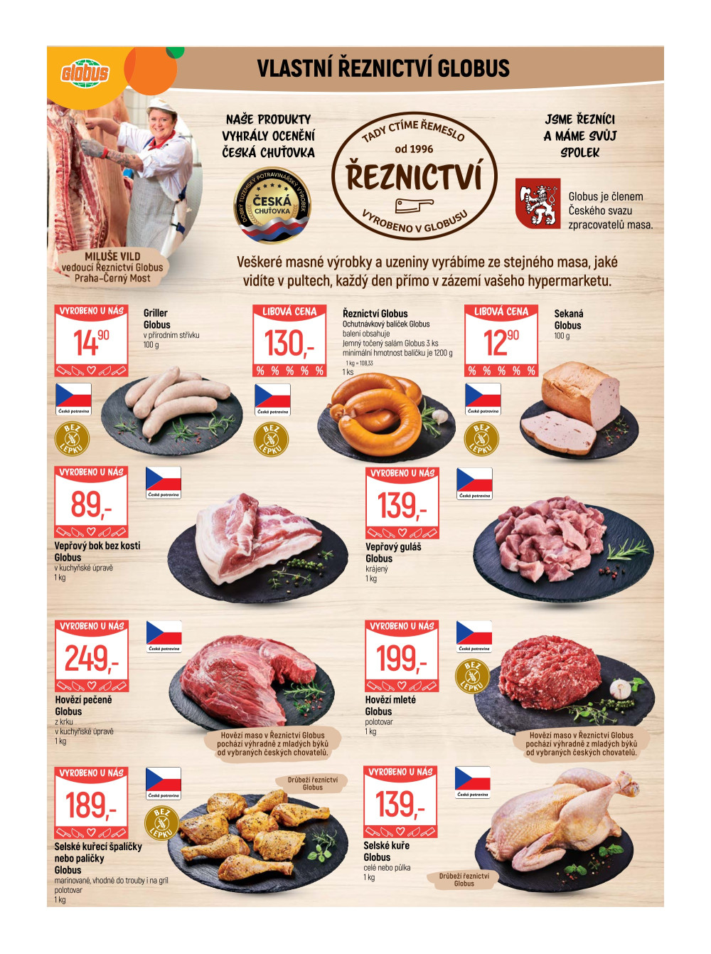 Leták Globus leták Praha - Černý Most - strana 5