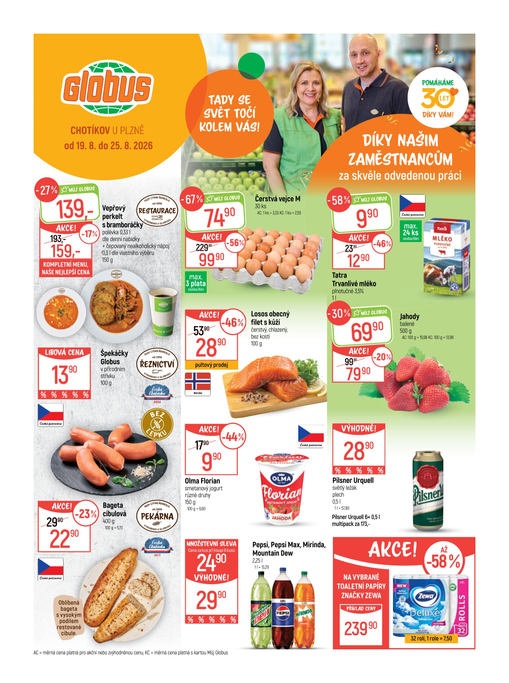 Leták Globus leták Chotikov (Plzeň) - strana 1