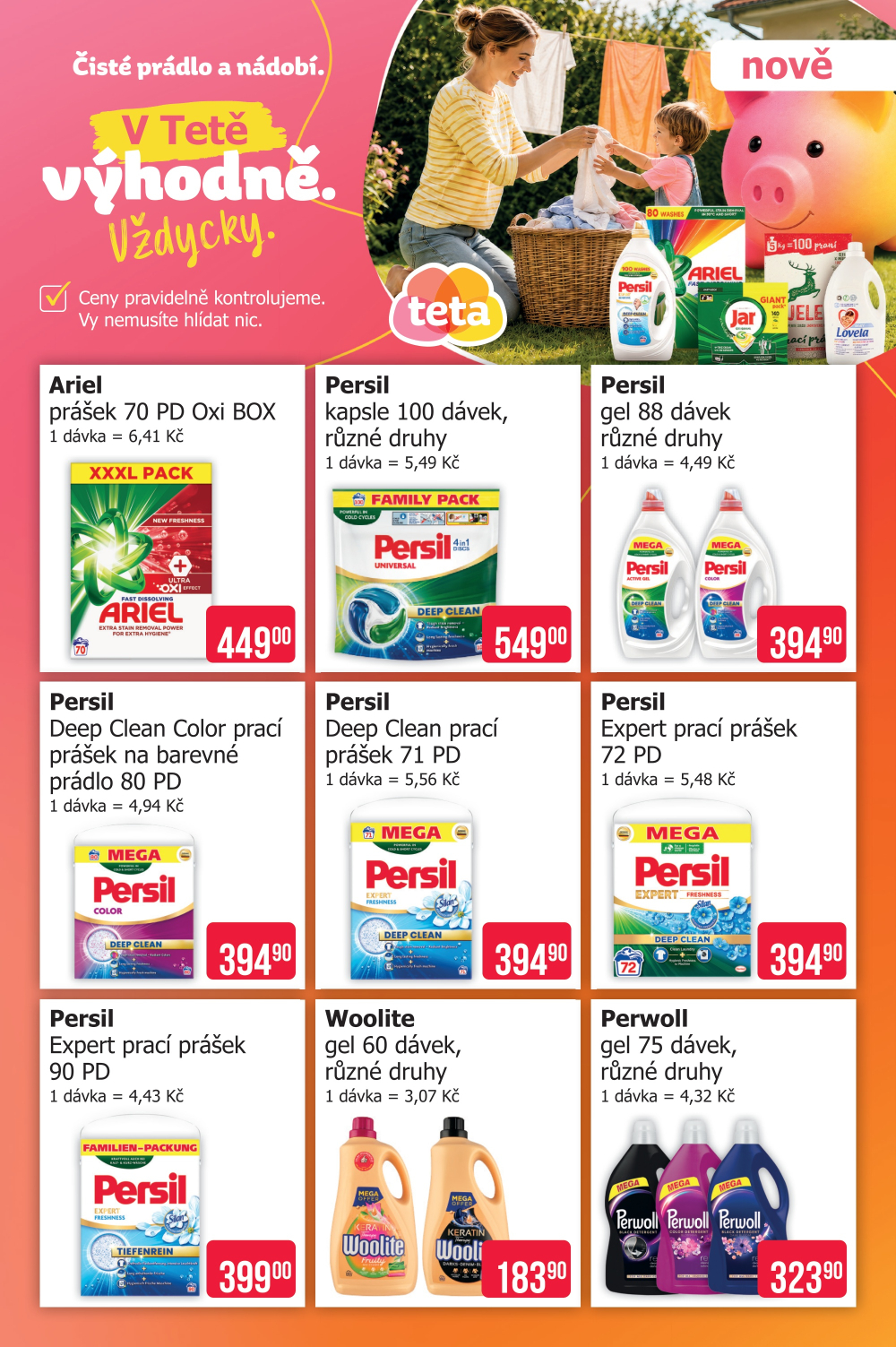 Leták Teta drogerie - Vždycky výhodně - strana 3