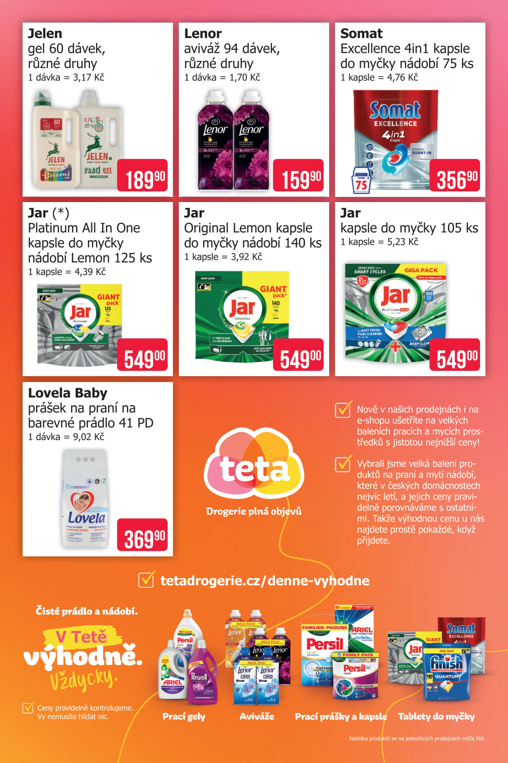 Leták Teta drogerie - Vždycky výhodně - strana 4