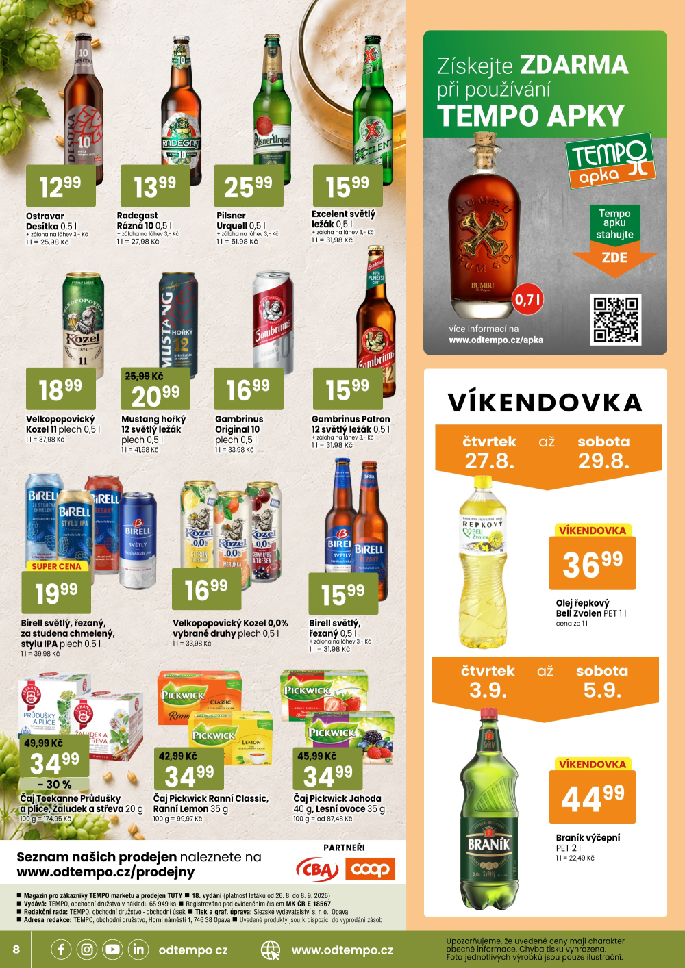 Leták TEMPO leták - strana 8