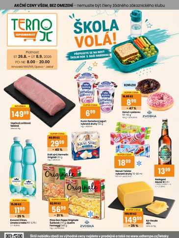 TEMPO leták - Terno Opava - Jaktář