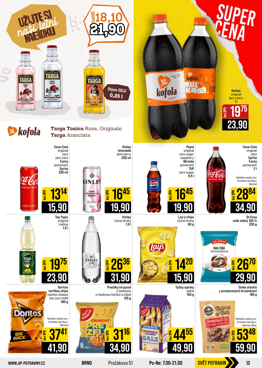 Leták JIP leták CC Cash & Carry - České Budějovice, Most, Náchod, Svoboda nad Úpou, Sušice - strana 13