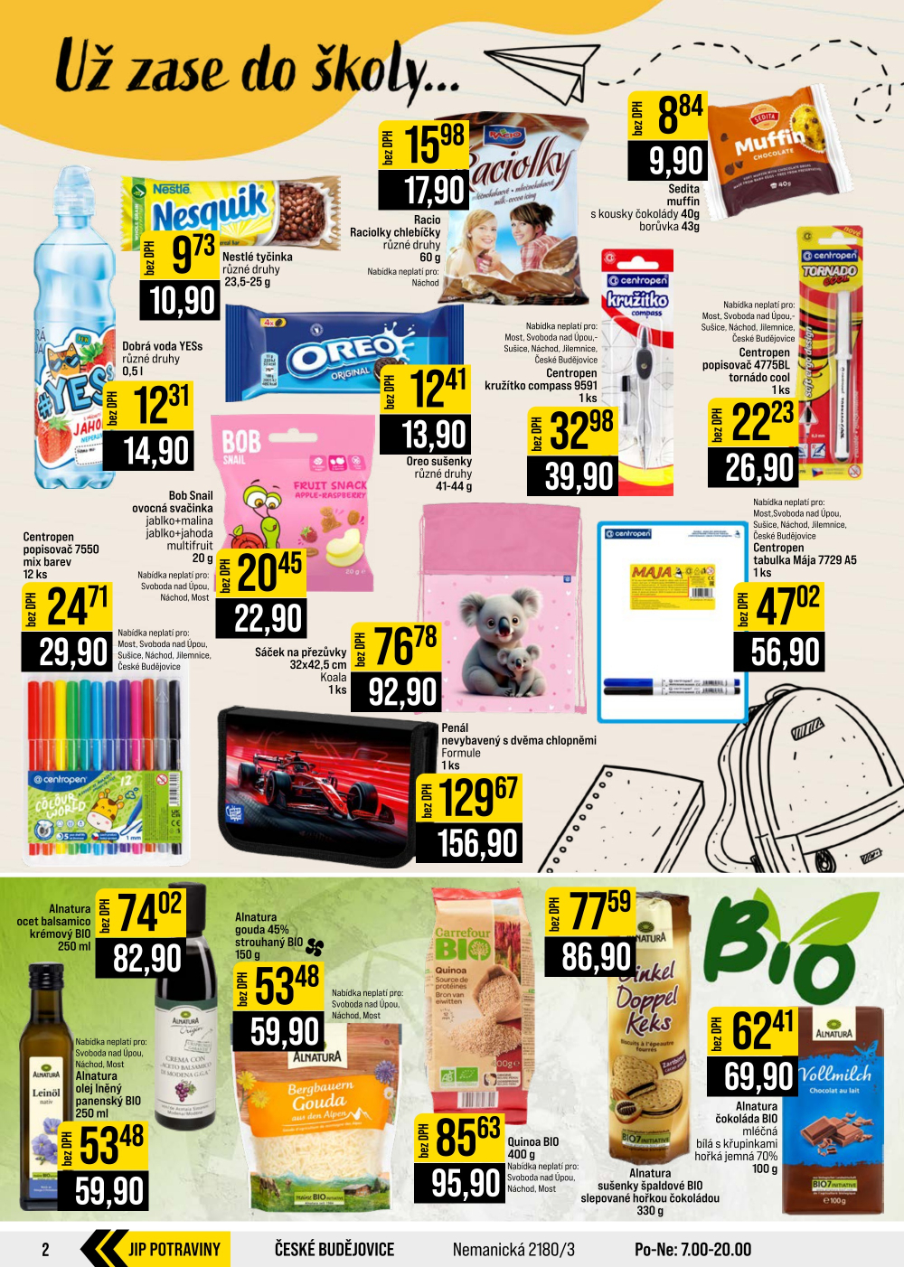 Leták JIP leták CC Cash & Carry - České Budějovice, Most, Náchod, Svoboda nad Úpou, Sušice - strana 2