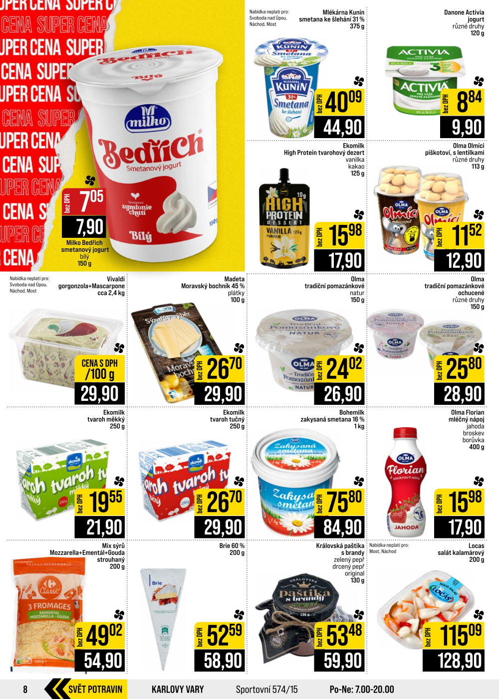 Leták JIP leták CC Cash & Carry - České Budějovice, Most, Náchod, Svoboda nad Úpou, Sušice - strana 8