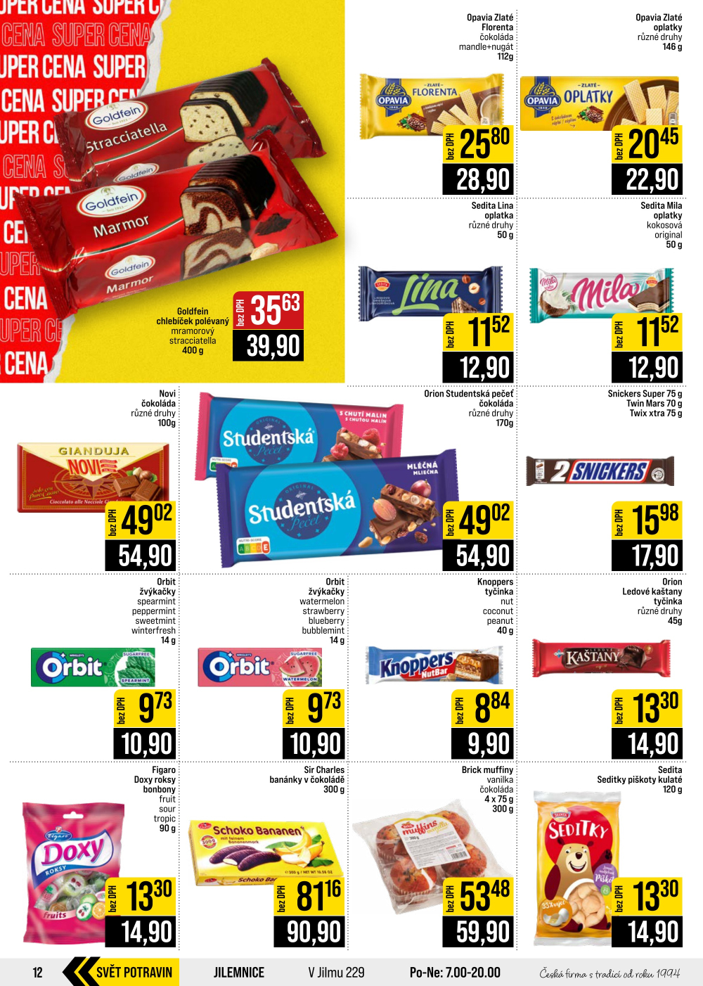 Leták JIP leták CC Cash & Carry - Brno, Ostrava, Praha, Polička, Olomouc, Karlovy Vary, Zlín, Jilemnice, Pardubice - strana 12