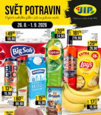 Akční leták JIP  CC Cash & Carry - Brno, Ostrava, Praha, Polička, Olomouc, Karlovy Vary, Zlín, Jilemnice, Pardubice