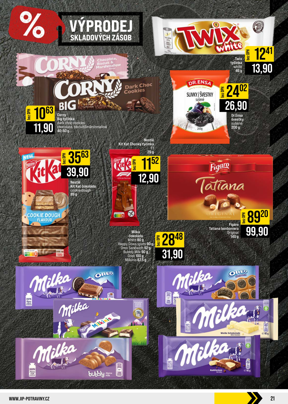 Leták JIP leták CC Cash & Carry - Brno, Ostrava, Praha, Polička, Olomouc, Karlovy Vary, Zlín, Jilemnice, Pardubice - strana 21