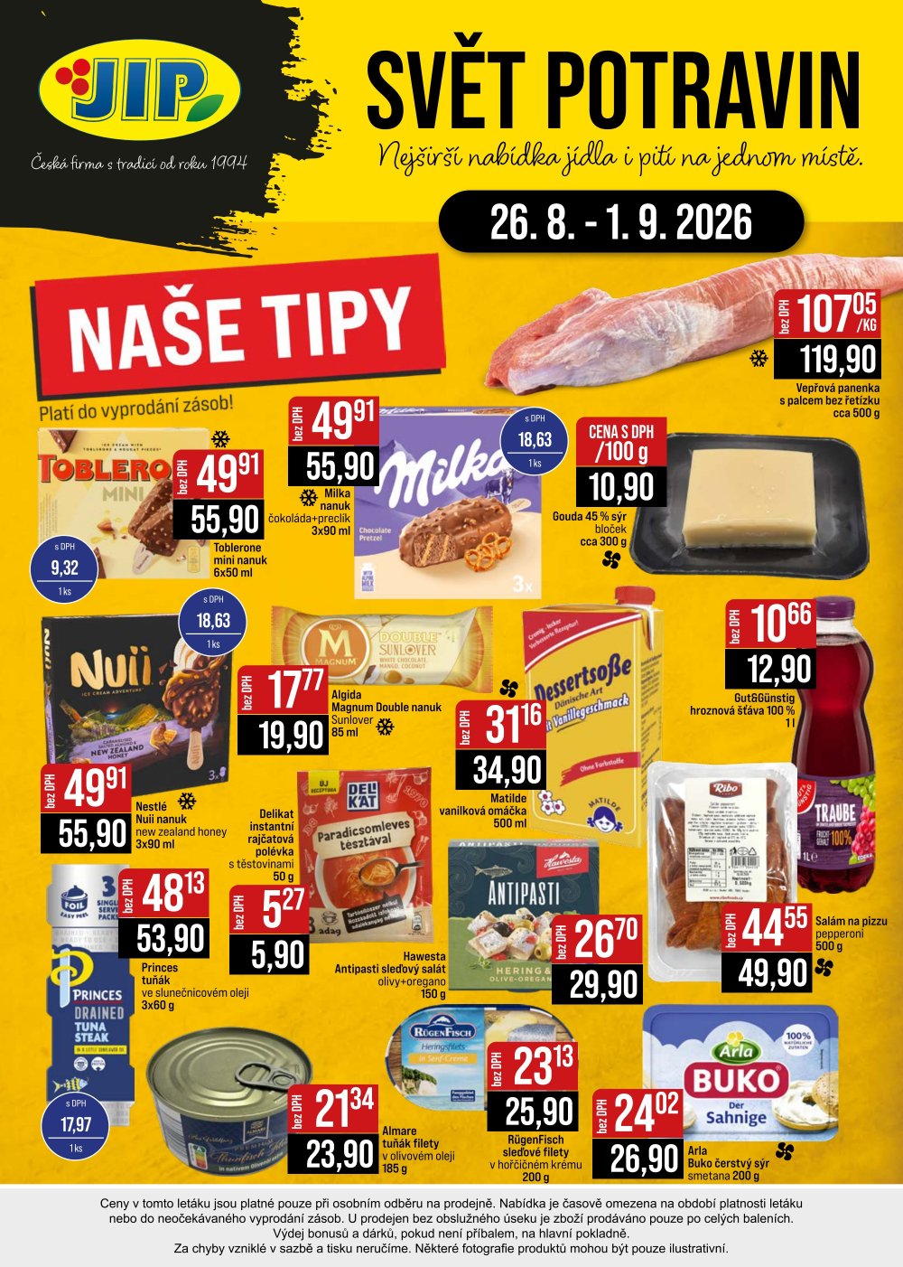 Leták JIP leták CC Cash & Carry - Brno, Ostrava, Praha, Polička, Olomouc, Karlovy Vary, Zlín, Jilemnice, Pardubice - strana 24