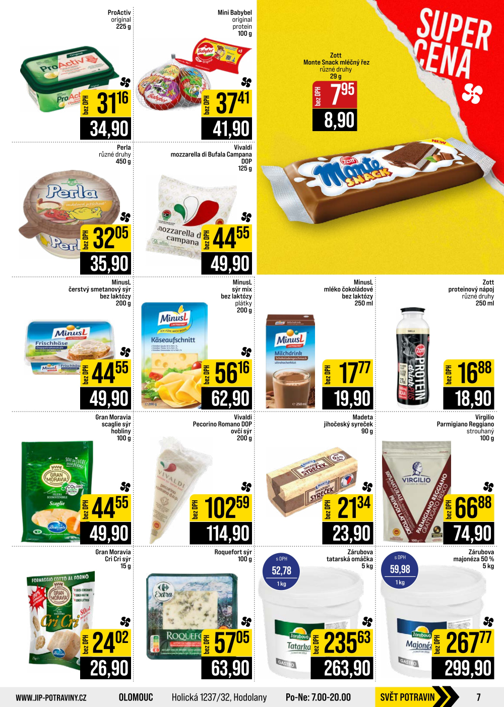 Leták JIP leták CC Cash & Carry - Brno, Ostrava, Praha, Polička, Olomouc, Karlovy Vary, Zlín, Jilemnice, Pardubice - strana 7