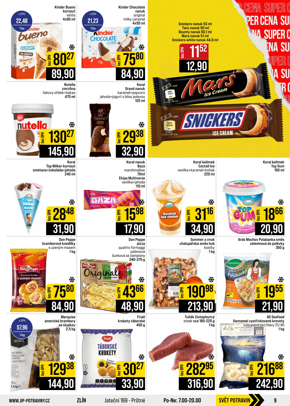 Leták JIP leták CC Cash & Carry - Brno, Ostrava, Praha, Polička, Olomouc, Karlovy Vary, Zlín, Jilemnice, Pardubice - strana 9