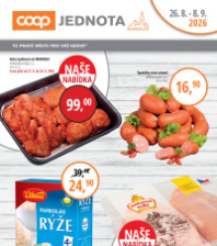 Akční leták Jednota Mikulov 