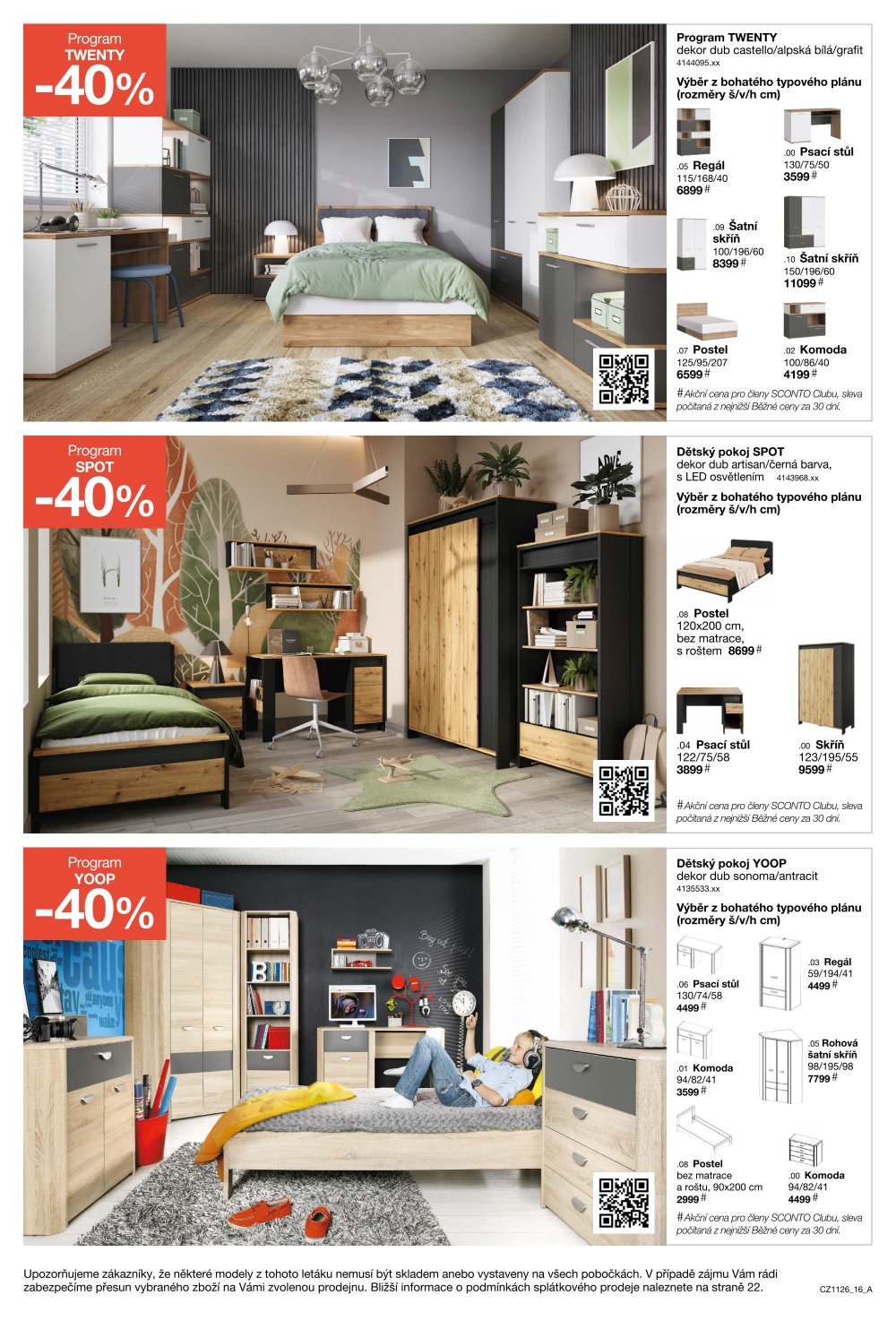 Leták SCONTO Nábytek leták - strana 16