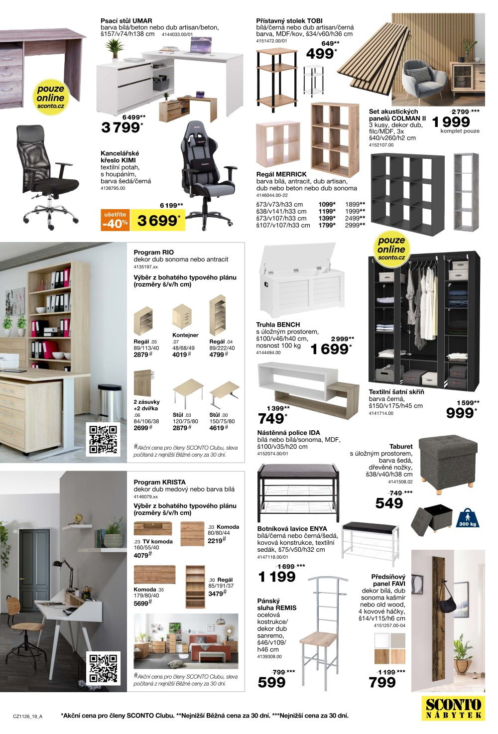 Leták SCONTO Nábytek leták - strana 19