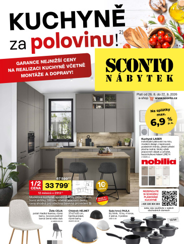 SCONTO Nábytek leták