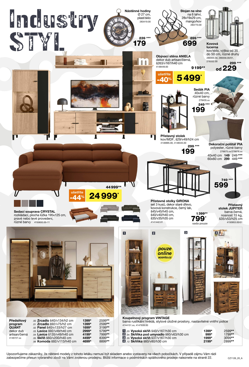 Leták SCONTO Nábytek leták - strana 20