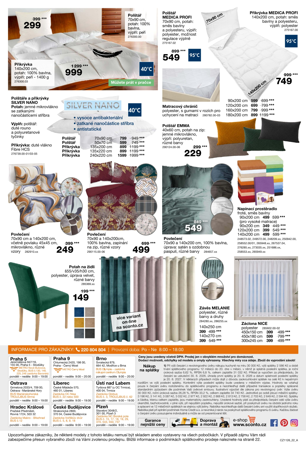 Leták SCONTO Nábytek leták - strana 22